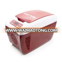 Thermoelectric Cooler Box 12V 8L Mini Car Fridge, with Temp Display / Presetting Functions and Warmer